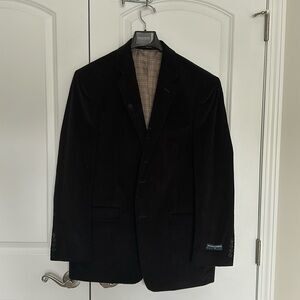 Men’s Corduroy Black Dress Jacket